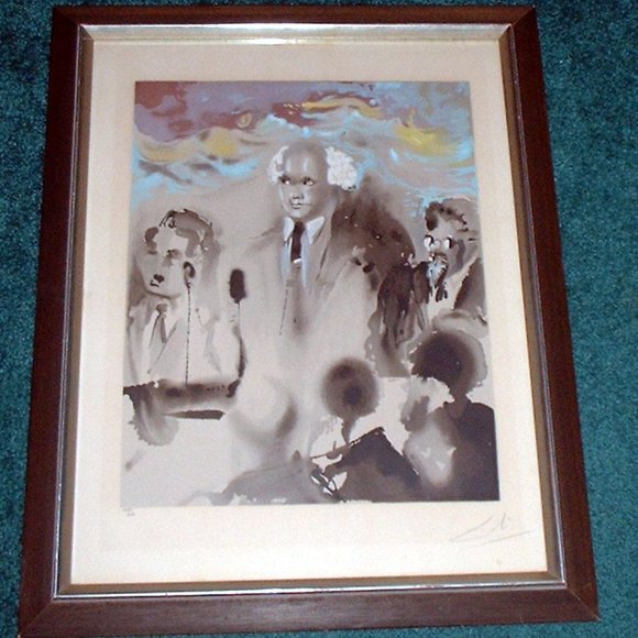 Signed, Limited Edition Salvador Dali Lithograph, Hand signed by Salvador Dali - Picture 1 of 4